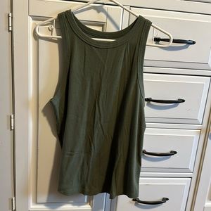 Dark Green Tank Top